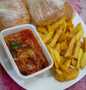 Simple Way Make Recipe Fried chips, Yam Moi-moi and sauce that is Delicious, Tasty}