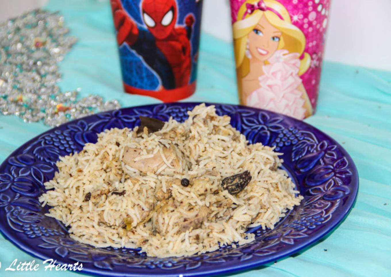 Mughali Style White Chicken Biryani