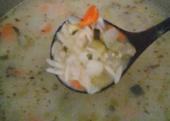 Fresh, Prepare Recipe Voulas Vegetable Avgolemono Soup Greek Veggie EggLemon Soup Delicious Simple