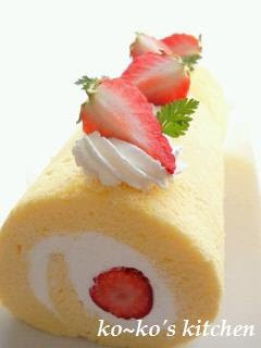 A picture of Fluffy and Moist Swiss Rolls.