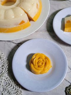 Foto resep Puding Lapis Mangga