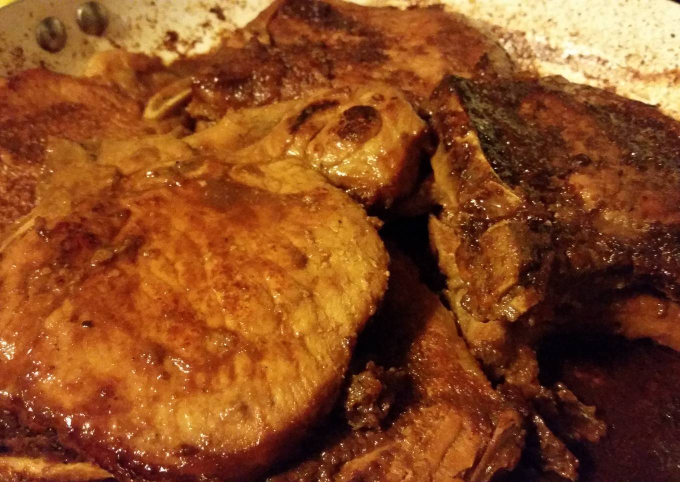 Sweet and tangy Pork chops
