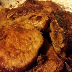 Sweet and tangy Pork chops A picture of Sweet and tangy Pork chops.