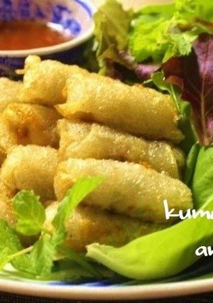 A picture of Vietnamese Style Deep Fried Spring Rolls.