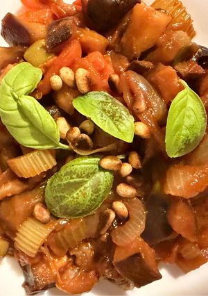 Caponata - szicíliai padlizsánragu recept fotója