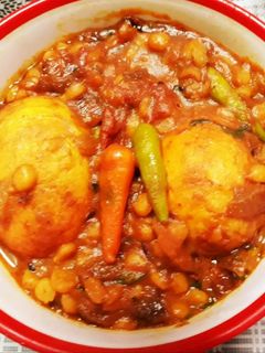 ডাল ডিম কারী রেসিপির প্রধান ছবি