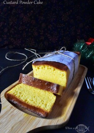A picture of Custard Powder Cake.