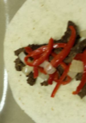A picture of Easy steak fajitas.