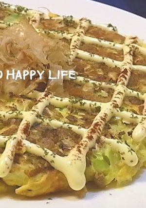 A picture of Healthy Natto Okonomiyaki.