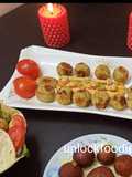 Falafel, Hummus and Pita Bread