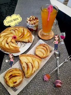 صورة لوصفة تارت التفاح 🍏🍎