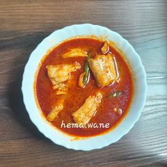 A picture of Bombil Traditional curry.