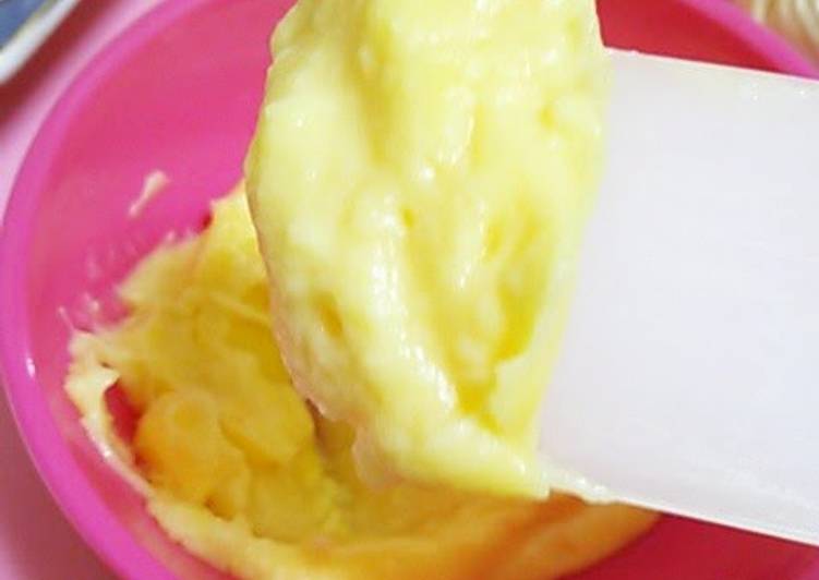 Recipe of Super Quick Easily Made in 5 Minutes! Microwaved Custard Cream