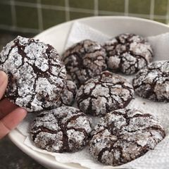 A picture of Chocolate Crinkles (Philippines Sweet Cookies).