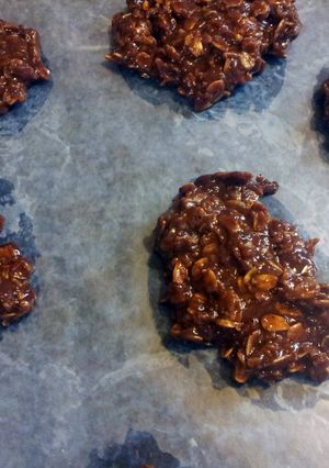 A picture of Fudge Oatmeal Cookies.