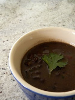 A picture of Slow Cooker Black Bean Soup.