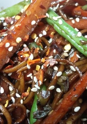 A picture of Soba Noodle Stir Fry.