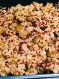 Quinoa bulgur con zucchine in pentola a pressione