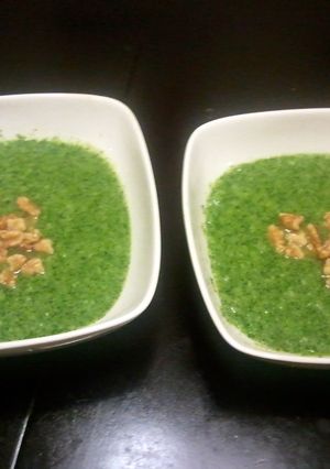 A picture of Broccoli soup.