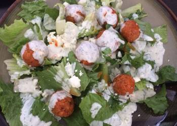 New Recipe Crispy Buffalo Quinoa Bites Salad with Cheesy Ranch Delicious Perfect New Recipe Crispy Buffalo Quinoa Bites Salad with Cheesy Ranch Delicious Perfect