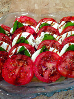 A picture of Caprese Salad.