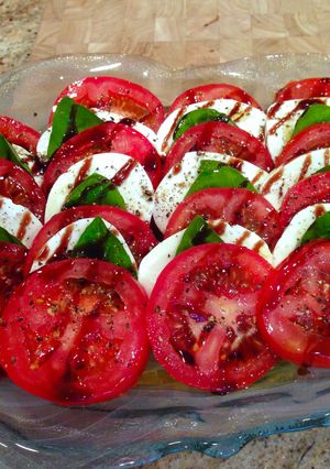 A picture of Caprese Salad.
