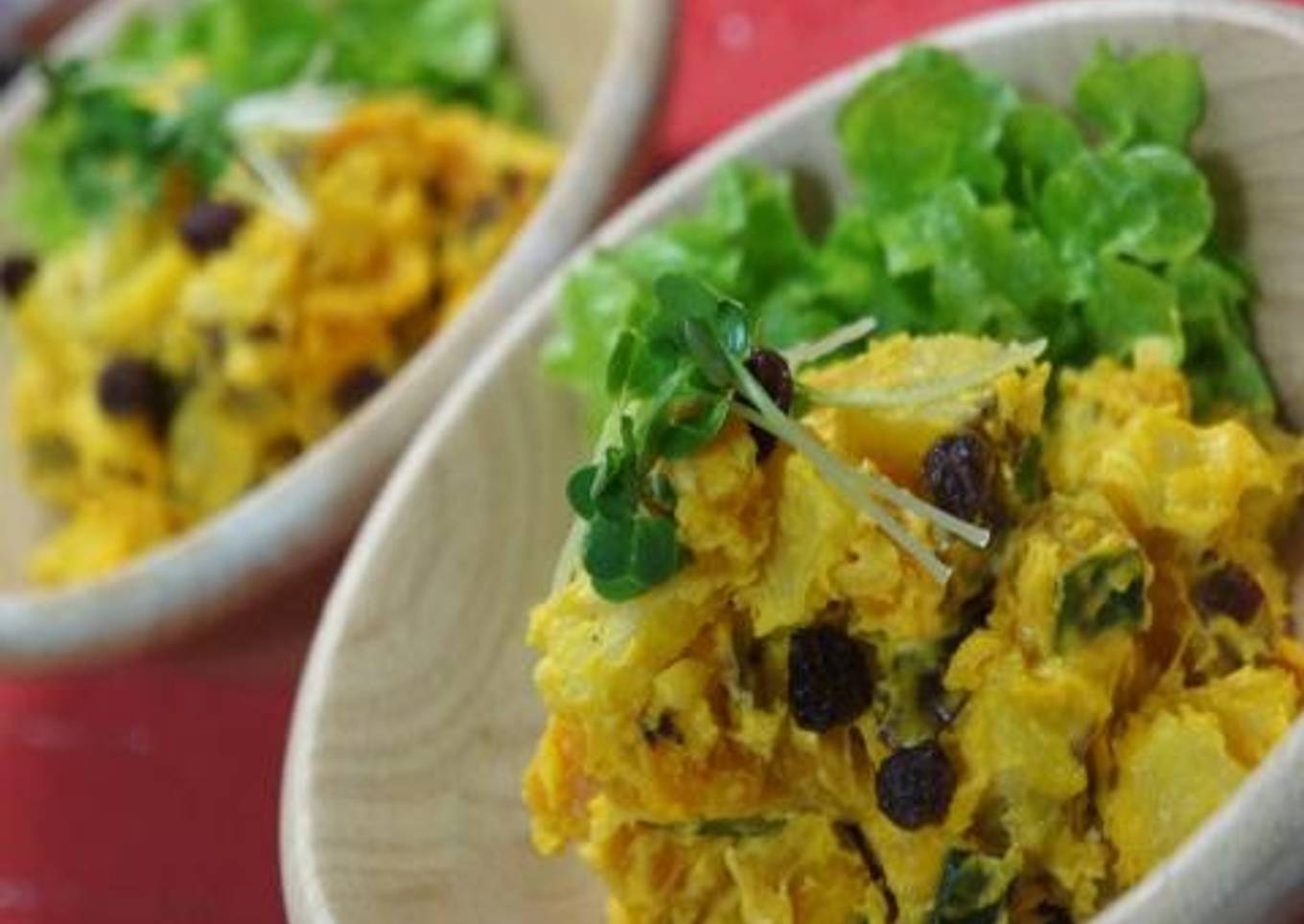 Colorful Fall Kabocha Squash and Sweet Potato Salad