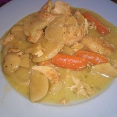 A picture of Crockpot chicken.