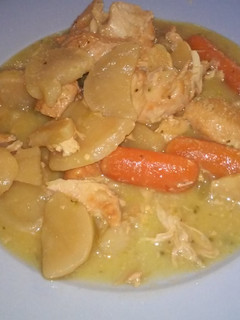 A picture of Crockpot chicken.