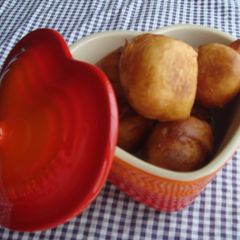 Ready in 10 Minutes: Tofu and Rice Flour Donuts A picture of Ready in 10 Minutes: Tofu and Rice Flour Donuts.