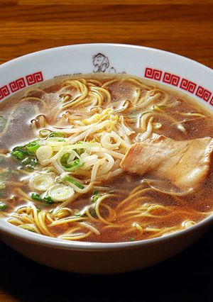 A picture of Light Soy Sauce Ramen Soup.