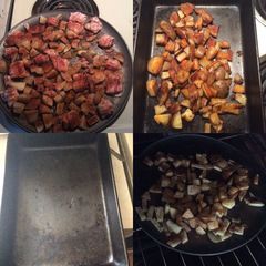 A picture of Bake Potato And Cheese Oven Bacon.
