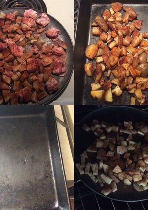 A picture of Bake Potato And Cheese Oven Bacon.