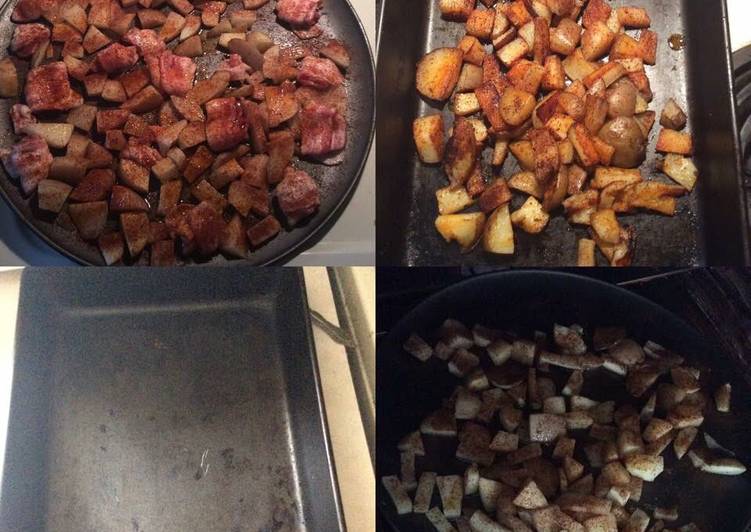 Steps to Prepare Any-night-of-the-week Bake Potato And Cheese Oven Bacon