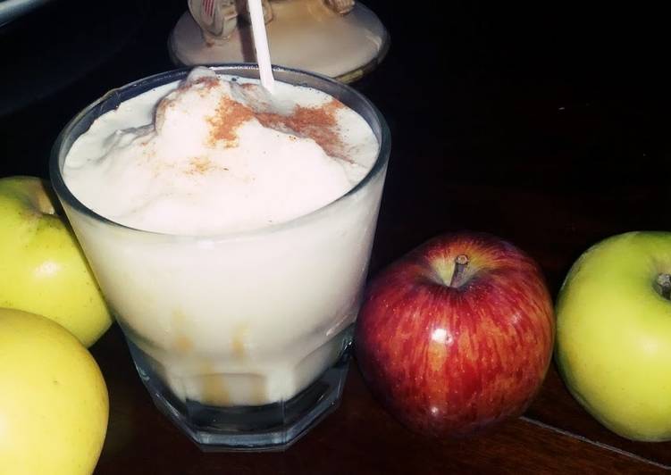 Steps to Prepare Ultimate Apple cinnamon delight milkshake