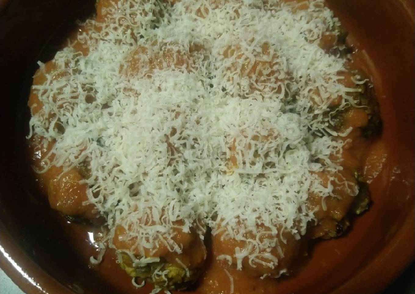 Albóndigas de berenjena y calabacín