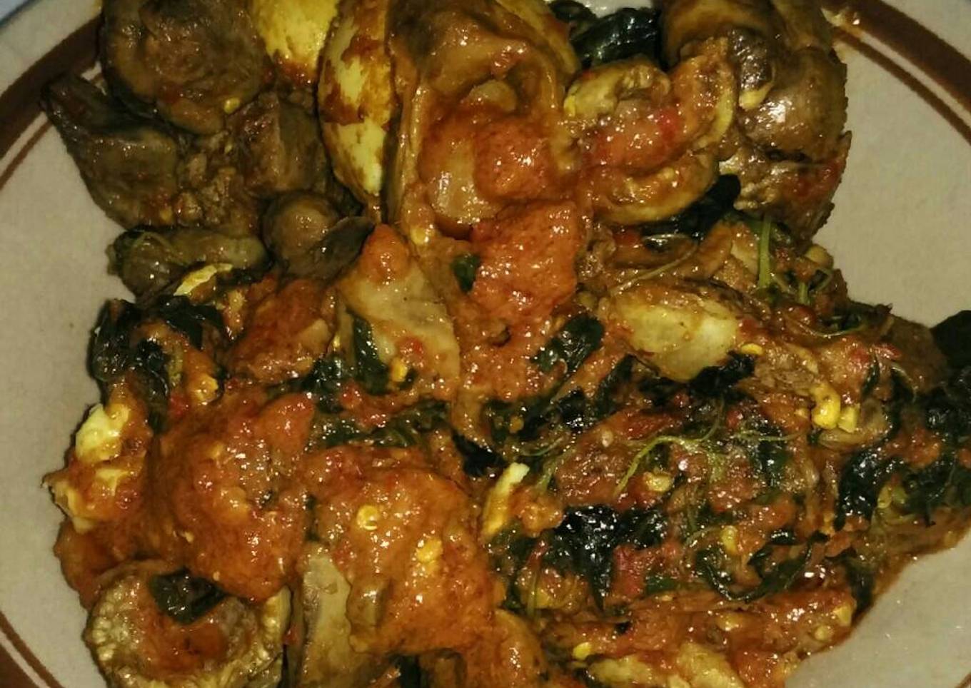 Ati ayam rica-rica