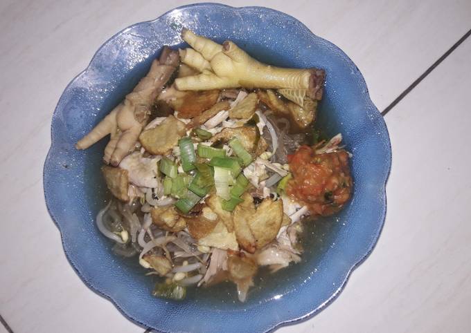 Soto ayam ceker endesss