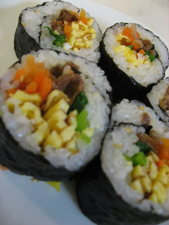 A picture of Sushi Rolls (To Use as Ehoumaki).