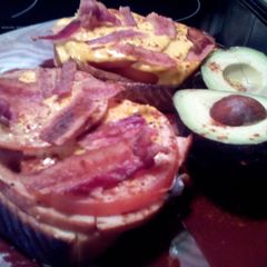 A picture of sunshine 's turkey hot bown.