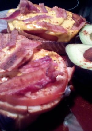 A picture of sunshine 's turkey hot bown.