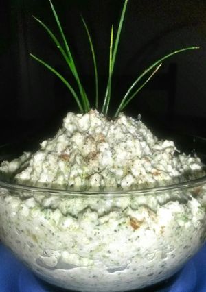 A picture of Sig's creamy spinach puree.
