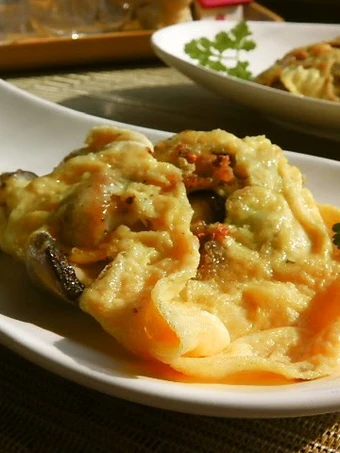 Recipe Herb &amp; Shiitake Cheese Omelette the Delicious Delicious