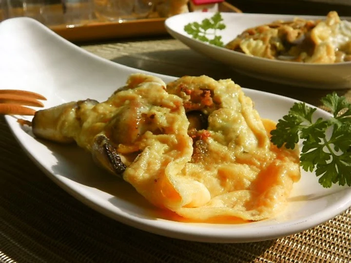 Recipe Herb &amp;amp; Shiitake Cheese Omelette the Delicious Delicious