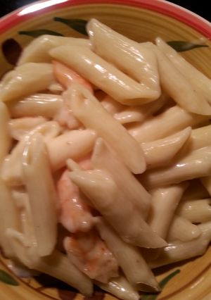 A picture of Shrimp Penne Rigate Pasta.