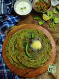 Hariyali Lachha Paratha