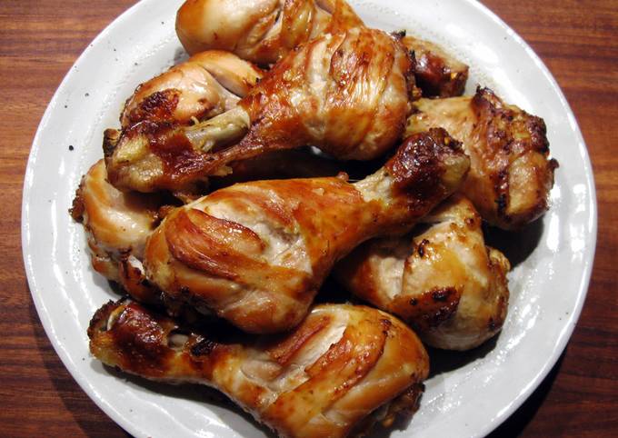 Soy Sauce & Ginger Marinated Chicken Drumsticks