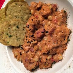 Skillet Cream Cheese Chicken Chili A picture of Skillet Cream Cheese Chicken Chili.