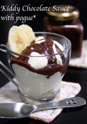 A picture of Chocolate-less Chocolate Sauce.