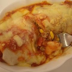 A picture of Cheesy Enchiladas.
